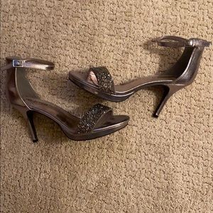 Silver Studded Heels